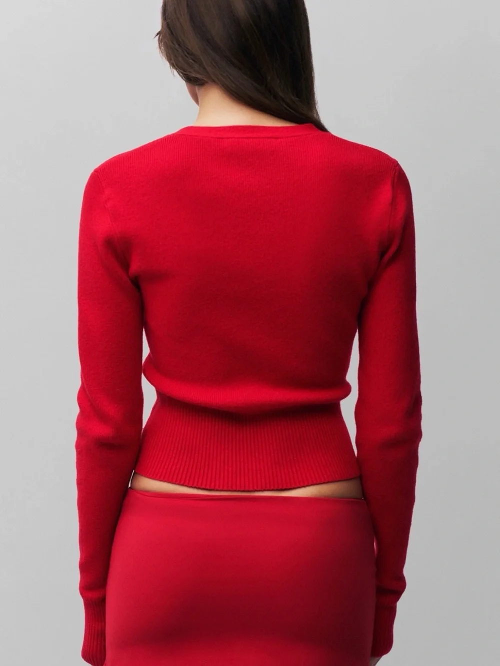 Danielle Guizio Red Micro Mini Skirt